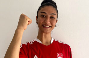 Milli tekvandocu Nafia Kuş Akdeniz Oyunları’nda altın madalya kazandı