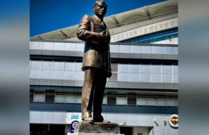 Fenerbahçe stadının önüne Atatürk heykeli koyuldu