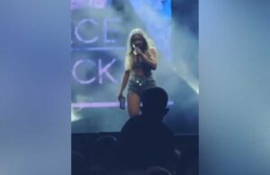 TikTok videosu çekmek için şarkıcı Ece Seçkin’in boynuna telefon fırlattılar