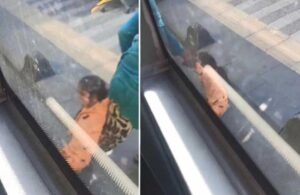 Otobüse binmek isteyen çocuğu tekme tokat dövdü!