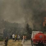 Yunanistan’da yangın! Köyler tahliye edildi