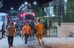 Geri Gönderme Merkezi’ndeki sığınmacılar önce yangın çıkardı, sonra söndürülmesini engelledi