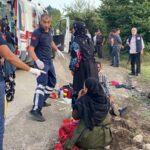 Fındık işçilerini taşıyan traktörün römorku devrildi: 1 ölü 19 yaralı