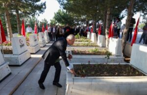 Kılıçdaroğlu Afyonkarahisar’da şehitlikleri ziyaret etti