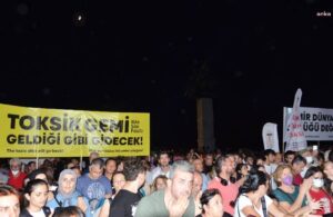 İzmir’de asbest bombasına karşı miting! Geldikleri gibi giderler