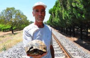 Emekli oldu hayatını kaplumbağaları kurtarmaya adadı