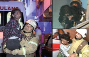 Bağcılar’da yangın! 5’i çocuk 11 kişi kurtarıldı