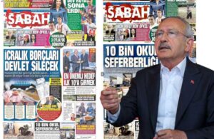 Kılıçdaroğlu’nun ‘icra’ çıkışı yandaş Sabah’a Manşet değiştirtti