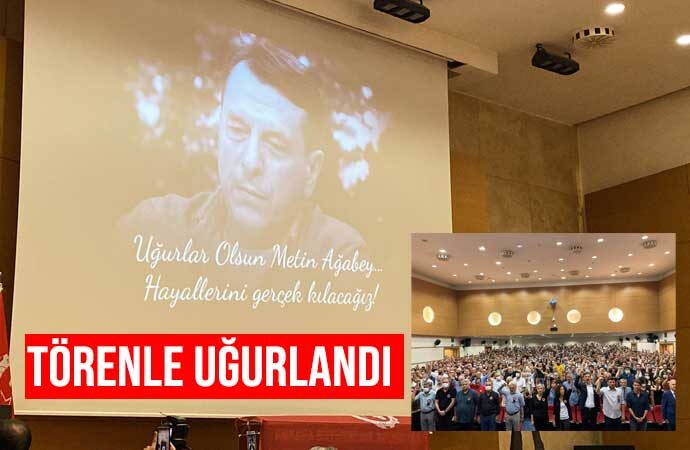 Sosyalist teorisyen Metin Çulhaoğlu dakikalarca ayakta alkışlandı