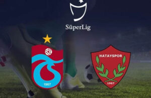 Trabzonspor Hatayspor’u tek golle yendi