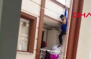 Takıntılı olduğu Suriyeli kadının evine giren Afgan erkek balkondan atlayarak kaçtı