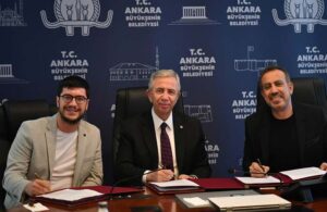 Mansur Yavaş ile Haluk Levent anlaşma imzaladı