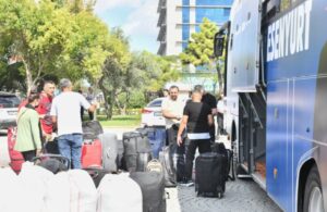 Esenyurt Belediyesi Suriyelileri otobüsle ülkelerine gönderdi