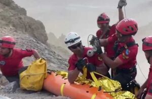 Erciyes’e zirve tırmanışı yapan dağcıların üzerine kaya yuvarlandı: 1 ölü, 2 yaralı