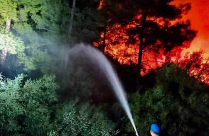 Marmaris’te orman yangını kontrol altına alındı
