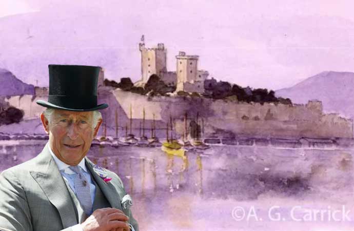 Kral 3. Charles’ın Türkiye resimleri: 1989’da Bodrum Kalesi’ni çizmiş