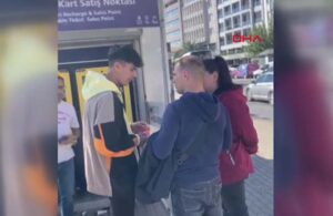 Travmay durağında turist kapanı! İki katı fiyatla İstanbulkart satan fırsatçılar kameraya yakalandı