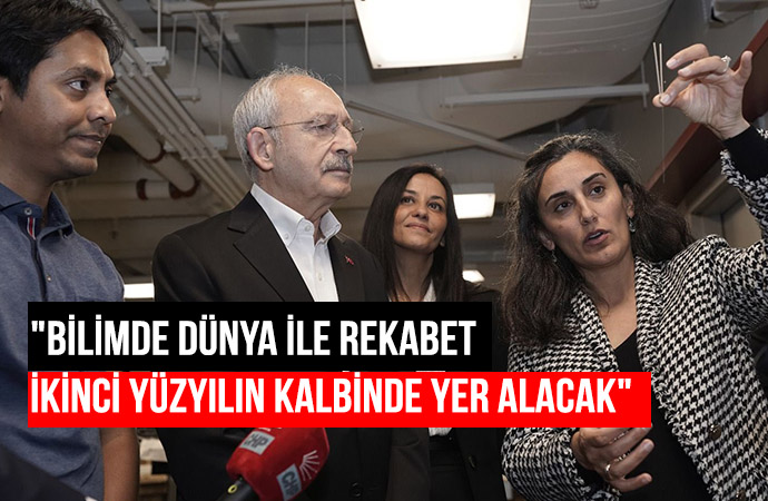 Kemal Kılıçdaroğlu ABD’de ödüllü Türk Fizikçi Canan Dağdeviren’i ziyaret etti