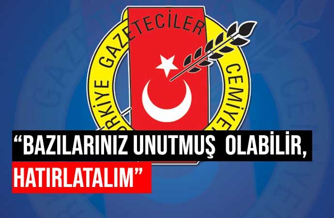 Gazeteciler Cemiyeti’nden AKP’nin davetine tepki: Kabul etmiyoruz!