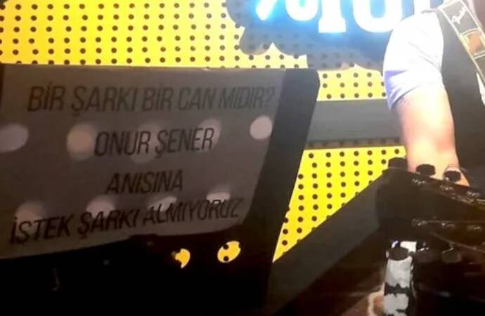 Katledilen Onur Şener’in ardından müzisyenlerden protesto! “İstek şarkı almıyoruz”