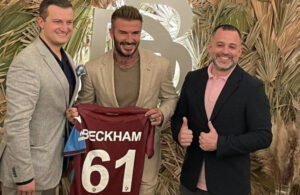 David Beckham’a Trabzonspor forması hediye edildi