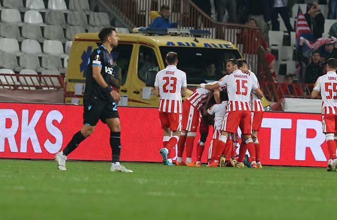 Direkleri geçemeyen Trabzonspor puanları Sırbistan’da bıraktı