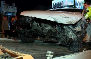 Şişli’de makas atan otomobil kaza yaptı: 2 yaralı