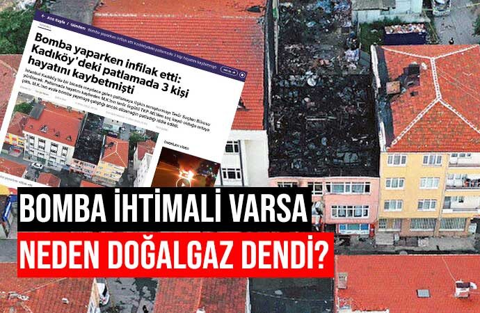 Vali doğal gaz demişti! Yenişafak Kadıköy’deki evde  bomba yapıldığını iddia etti