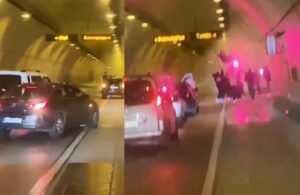 Asker eğlencesi için Kağıthane Tüneli’ni kapatıp trafiği kilitlediler