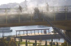 Haliç metro istasyonunda yangın! Yenikapı Taksim arası seferler durduruldu