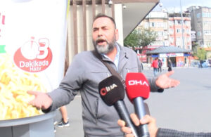 Yolcu seçtiği için ceza yiyen taksici gazetecilere küfür etti