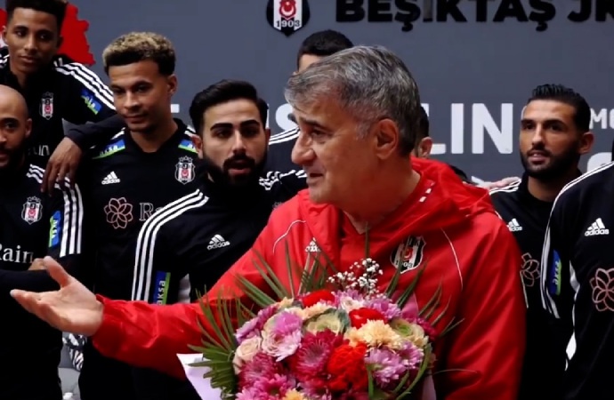 Beşiktaşlı oyuncular Şenol Güneş’in Öğretmenler Günü’nü kutladı