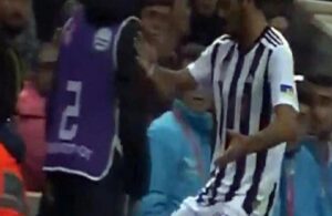 Beşiktaşlı Tayfur Bingöl’ün tepki gösterdiği top toplayıcının oyundan atıldığı ortaya çıktı