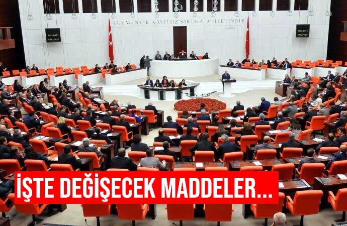 AKP’nin anayasa değişikliğinin detayları belli oldu!