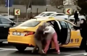 Kadın yolcuyu saçından sürükleyen taksi şoförüne ödül gibi ceza