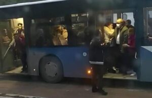 Otobüs şoförü ile yolcu arasında ‘durakta durmadın’ kavgası