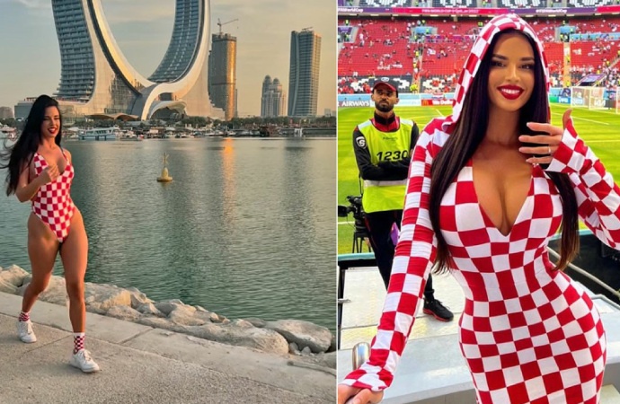 Hırvat model Dünya Kupası’nda giydiği kıyafetler sebebiyle hapis cezası alabilir!
