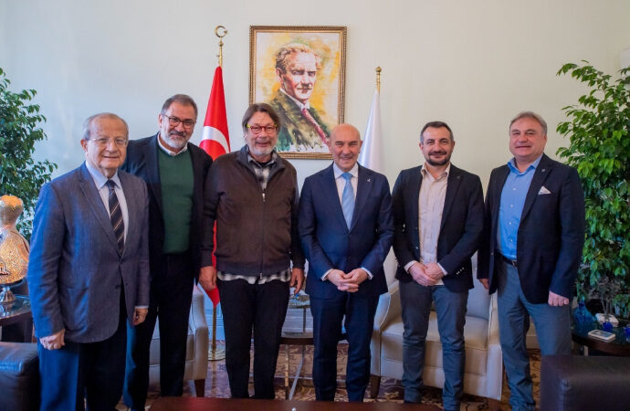Olaylı derbinin ardından Tunç Soyer Göztepe ve Altay başkanlarını konuk etti