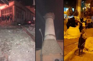 İzmir’de şiddetli deprem! Bir caminin minaresi yıkıldı, 2 ölü 7 yaralı