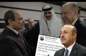 Erdoğan Sisi ile görüştü, Çavuşoğlu’nun CHP’yi hedef aldığı tweet gündeme geldi