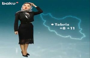 Tahran’ın hava durumunu anlatan kadın sunucu birden başörtüsünü çıkardı!