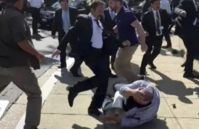 ABD’de kavgaya karışan Erdoğan’ın korumaları yargılanacak