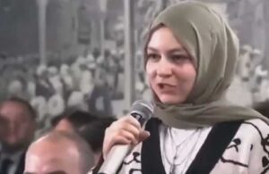 Erdoğan ile paraşütçü genç kadın arasında Atatürk diyaloğu