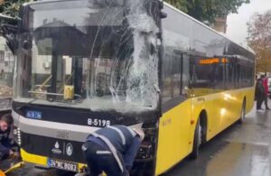 İETT otobüsü minibüsle çarpıştı! 4 kişi yaralandı