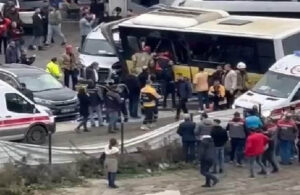 Alibeyköy’de İETT otobüsü ile tramvay çarpıştı! Yaralılar var
