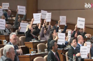 İBB Meclisi’nde istismar protestosu
