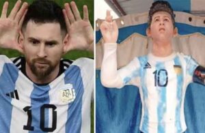 Hintlilerden göz kanatan Messi heykeli!