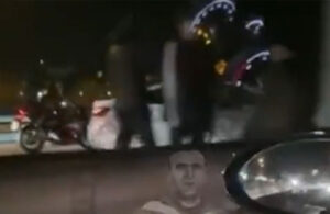 İstanbul’da makas atarak ilerleyen araç sürücüsü böyle kaza yaptı! O anlar anbean kameraya yansıdı