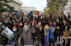LGBTİ bayrağı açan Boğaziçi Üniversitesi öğrencileri hakkında karar