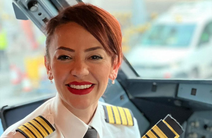 Güveyler, Kuveyt’in ilk kadın kaptan pilotu oldu
